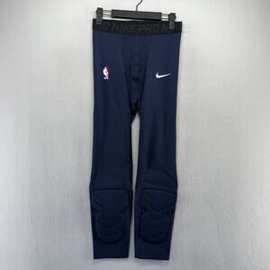 Nike Pro NBA Compression Pants Men's Medium Tall Blue padded Hyperstrong NEW